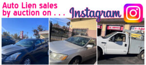 Lien car sales and auction